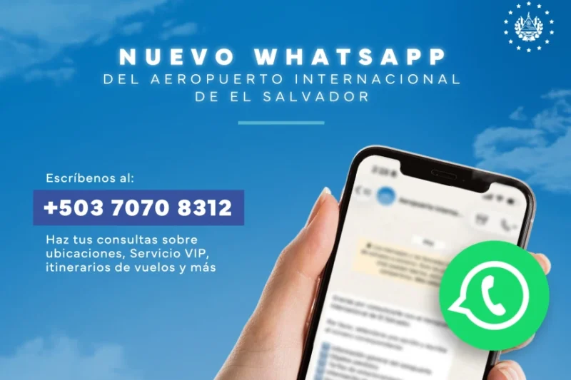 Airport El Salvador Information – Official WhatsApp Number