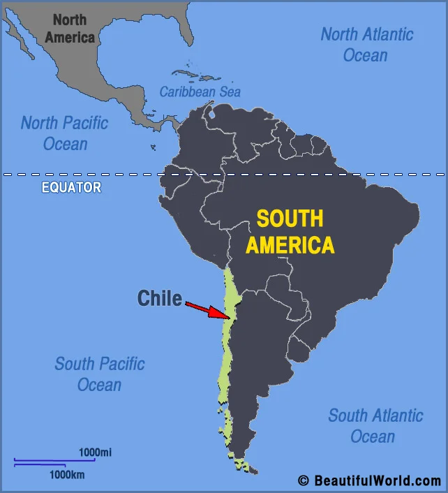 Chile location map