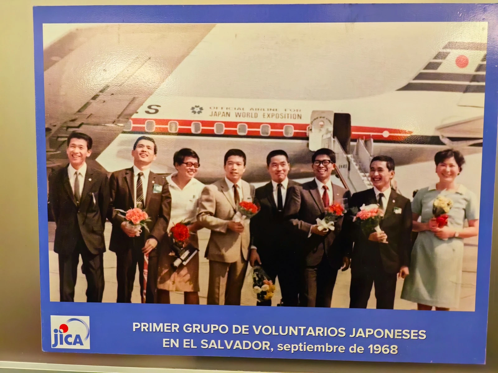 first JICA volunteers from Japan